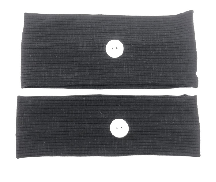 Button Mask Holder Sports Headband \ 2Pcs Mask Support Sweat Headband Ear \ Protection Button Headband \ Quick-Dry Sports Mask Headband \ Comfort Fit Mask Holder Headband \ ActiveWear Mask Support Headband \ 2Pcs Sports Sweatband Mask Holder