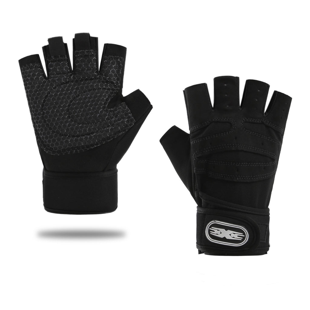 Workout Gloves \ Gym Gloves \ Weightlifting Gloves \ Fitness Gloves \ Training Gloves \ Wrist Support Gloves \ alf Finger Gym Gloves